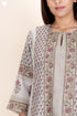 Chanderi Silk Kurta Pant And Dupatta Set In Block Print